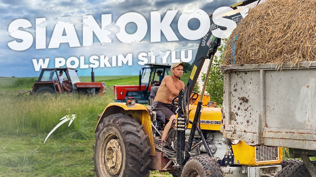 🇵🇱 Sianokosy W Polskim Klimacie 2024 I 3x Ursus C-360 I Ursus 912 I Zetor 7211 I Prona 1025A I 🇵🇱