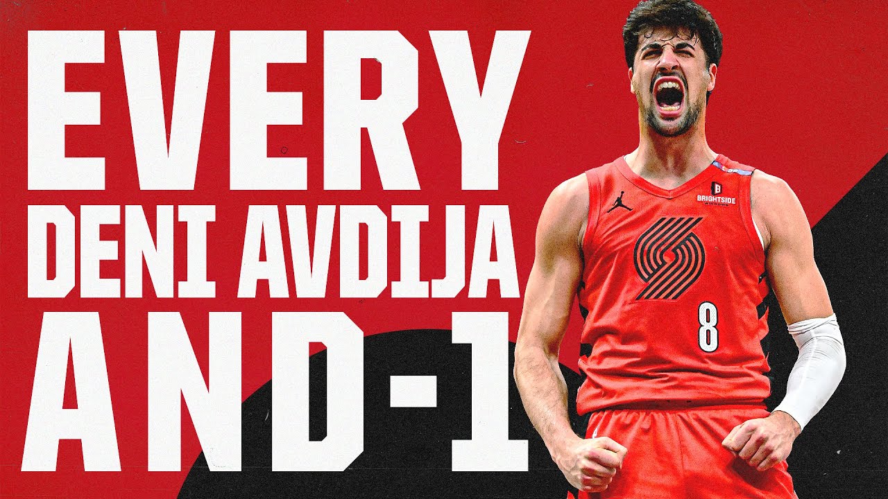 Every Deni Avdija And-1 of the 2024-25 NBA Season! | Portland Trail Blazers