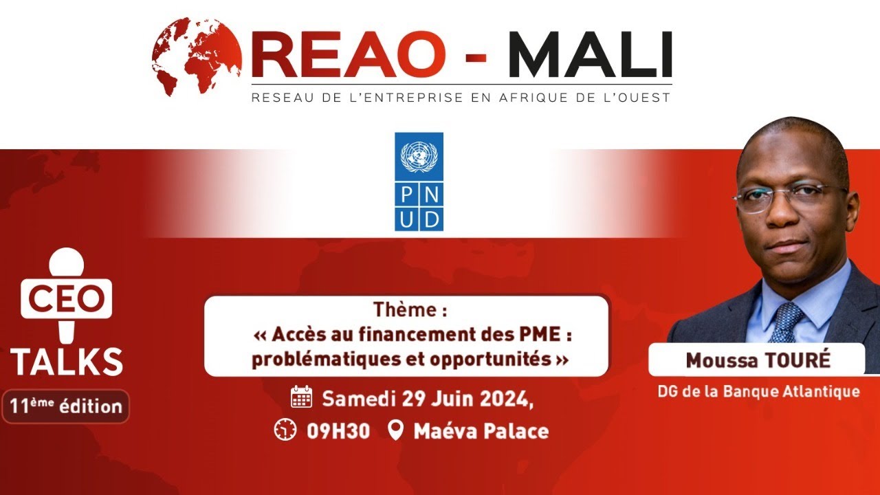 CEO TALK 11ème édition : Moussa Touré, DG de la banque Atlantique