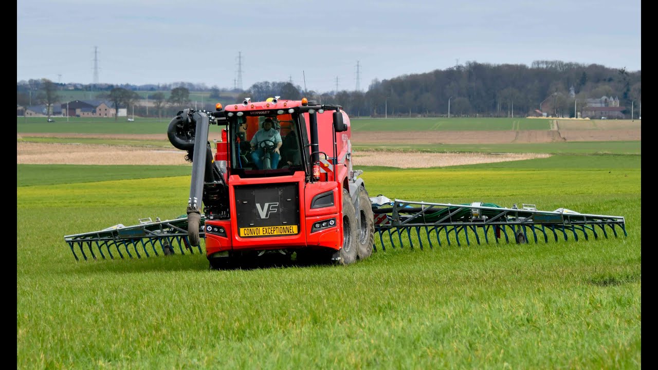 Cinergie SCRL a l épandage de digestat avec un Vervaet Quad 550