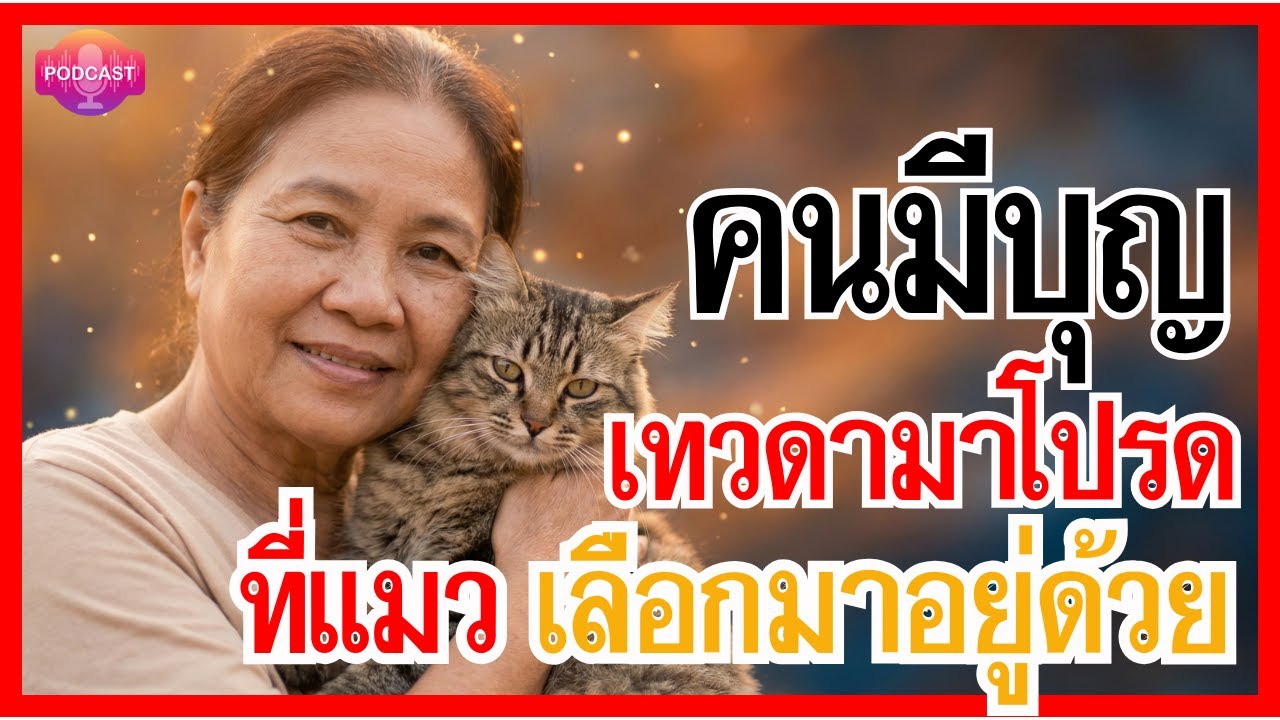 แมวมาหา คือเทวดามาโปรด? เปิดตำนานคนมีบุญที่แมวเลือกมาอยู่ด้วย #สัตว์เลี้ยงคู่บุญ @DhammaHealHeart