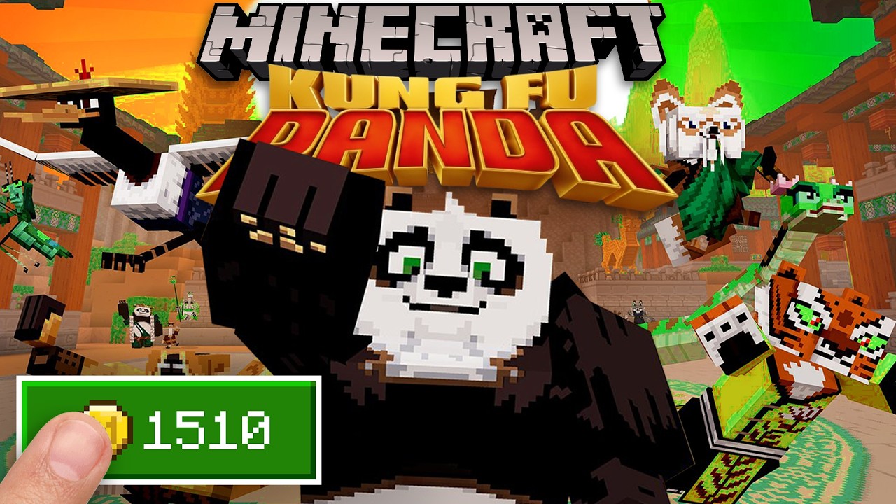 Kung Fu Panda In Minecraft Bedrock DLC!