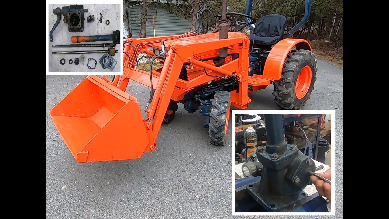 DIY Steering Gear Box Rebuild Kubota B7200Tractor