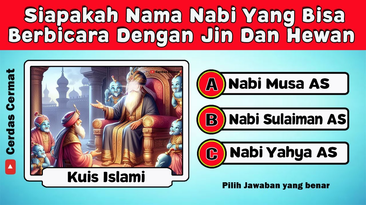 KUIS ISLAMI | CERDAS CERMAT SOAL AGAMA ISLAM | CC226