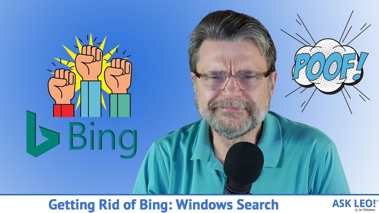 Getting Rid of Bing in Windows Search