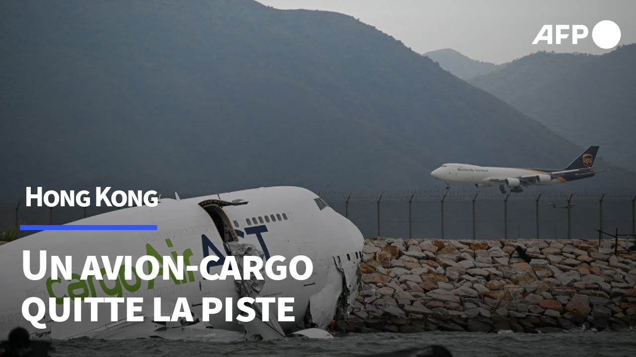 Un avion-cargo quitte la piste &agrave; Hong Kong: deux morts | AFP