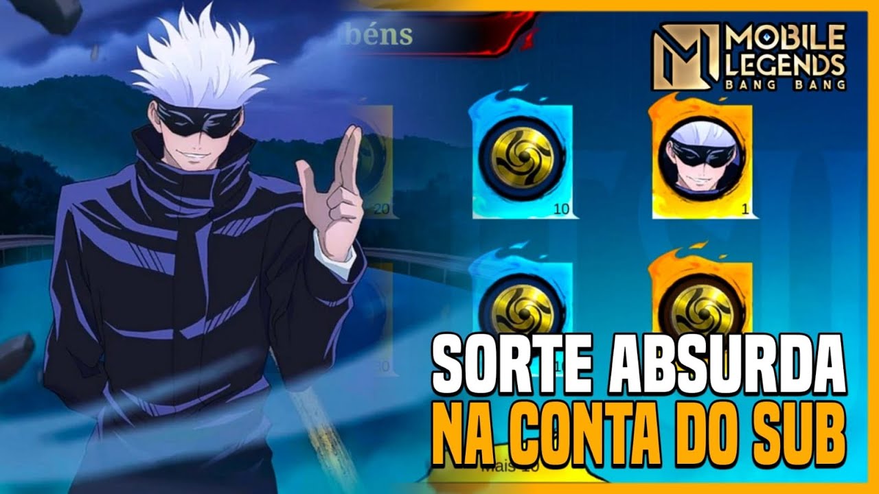 PEGAMOS AS 4 SKINS JUJUTSU NO PRIMEIRO DIA!! | MLBB