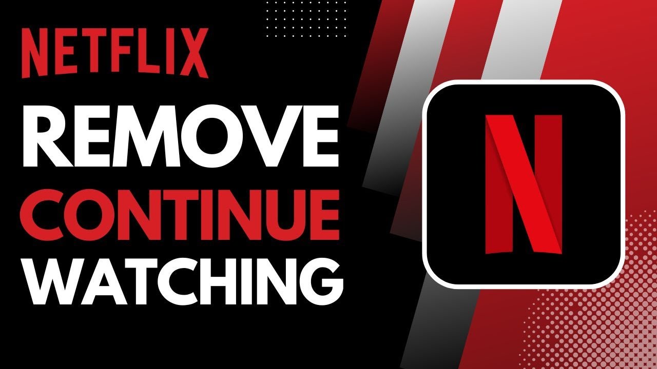 How to Remove Continue Watching on Netflix !