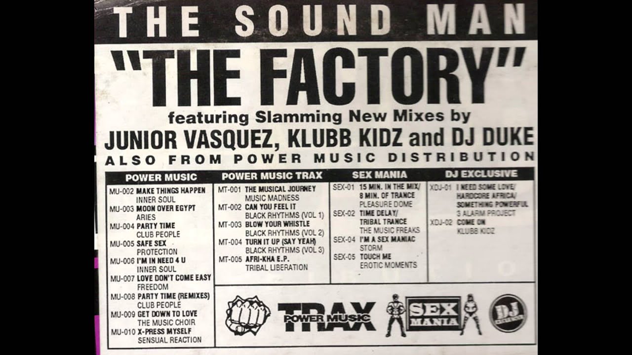 The Sound Man feat. Mercy - The Factory (Junior's Factory Dub)