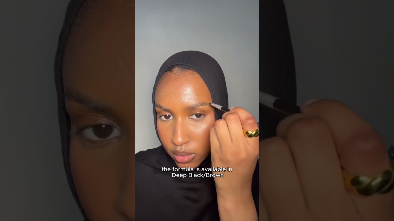 How to apply tinted brow gel