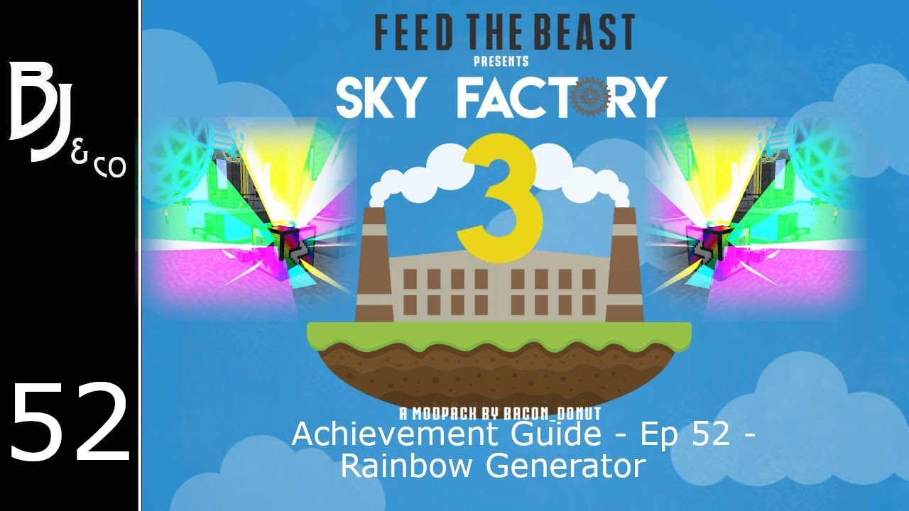 Skyfactory 3   Achievement Guide   Ep 52   Rainbow Generator