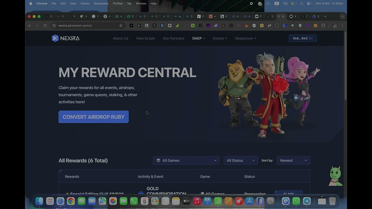 Процедура вывода средств из аирдропа Nexira || Как конвертировать Ruby в токены $NEXI | Как вывес...