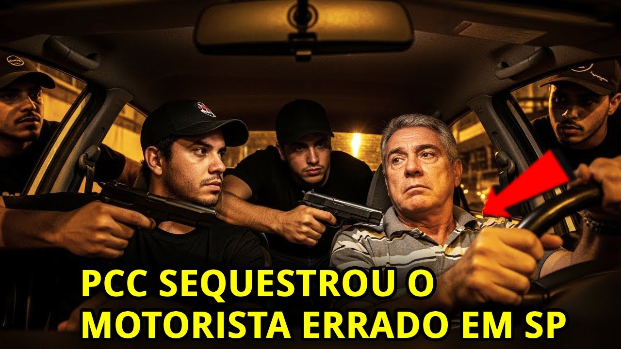 O PCC sequestrou Motorista de Uber em SP - ele  era Tenente aposentado da PM e virou o jogo em 5 min