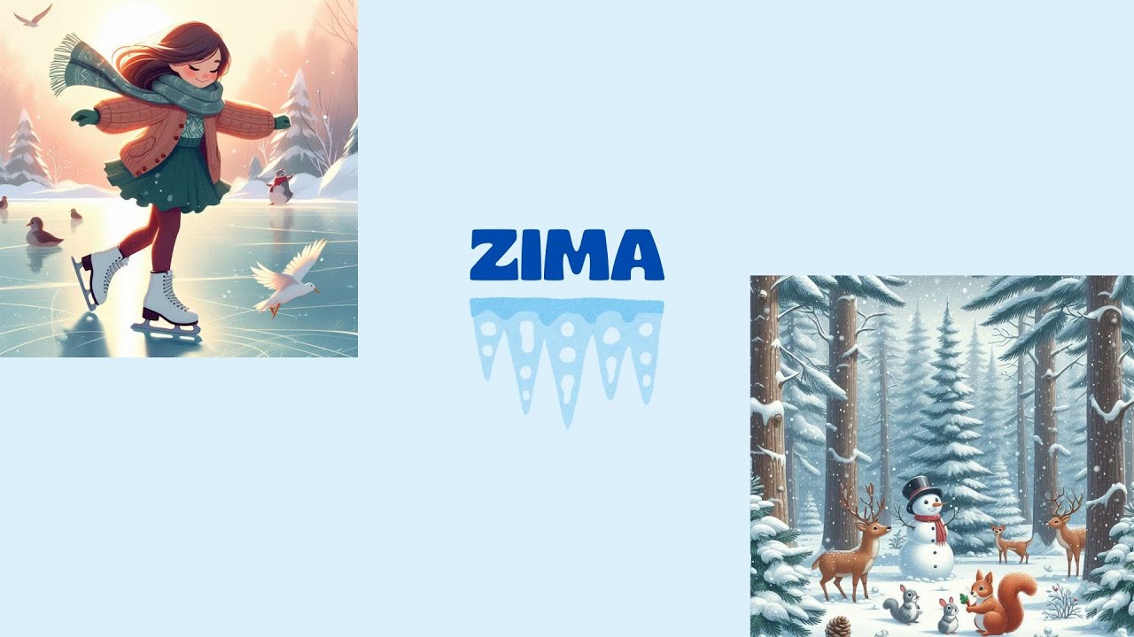 ZIMA /průvodce zimním obdobím pro děti / naučné/ počasí, příroda, zábava