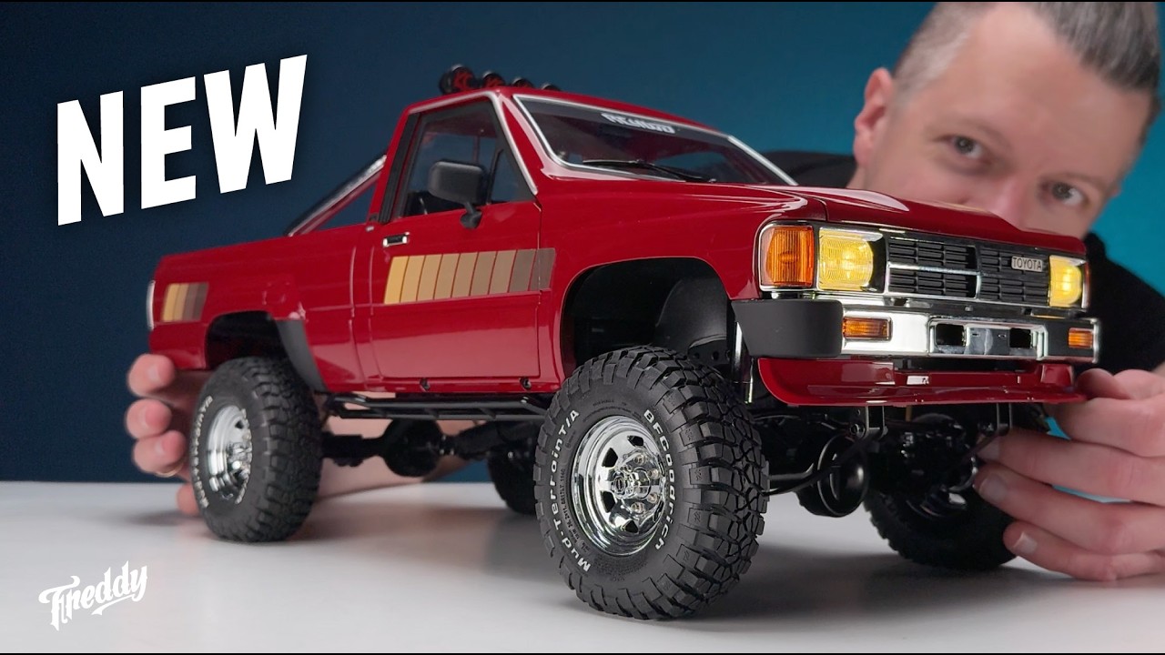 Горное приключение с новым пикапом RC4WD Toyota 1985 года.