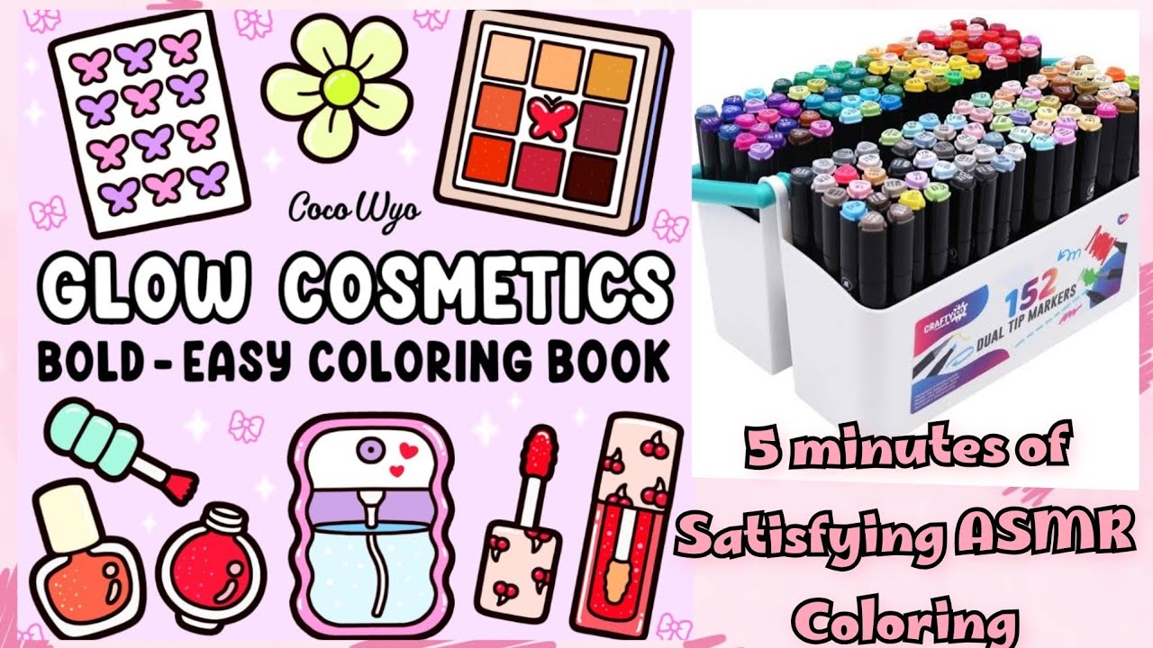 Colour with me (ASMR) | 5 minutes of oddly satisfying asmr colouring 