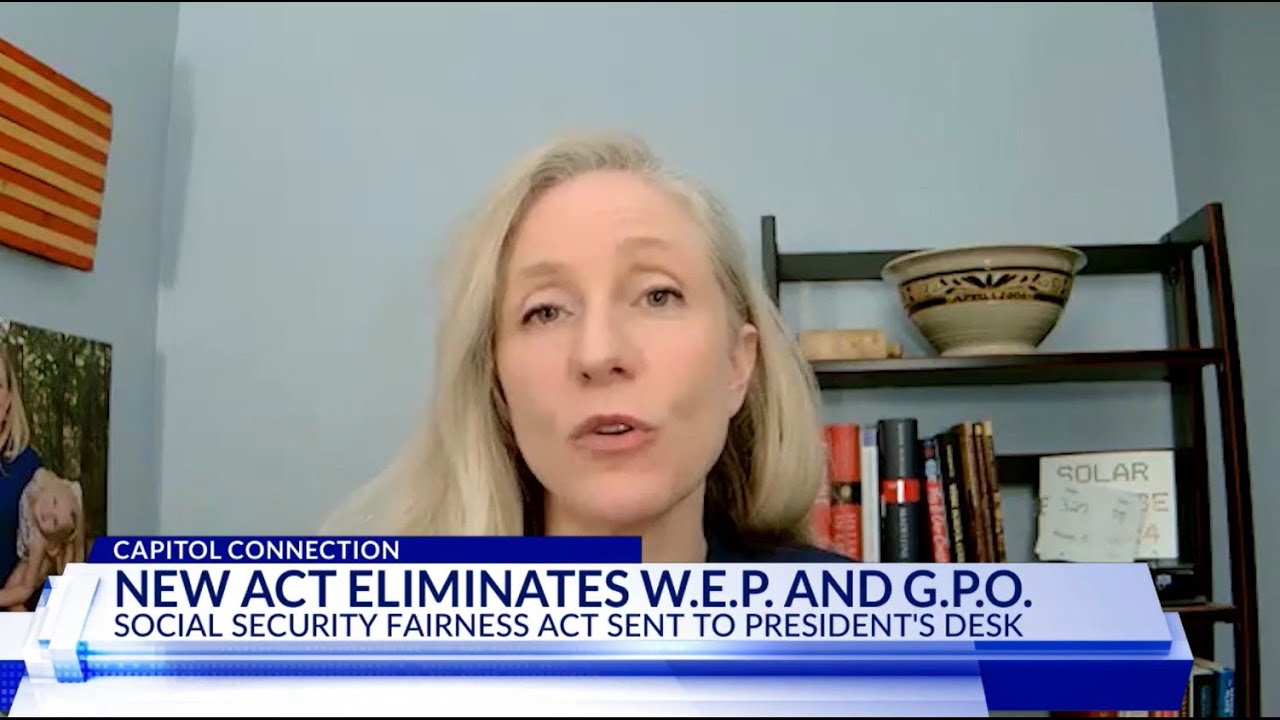 8News: Spanberger's Social Security Fairness Act to Repeal WEP & GPO Heads to President's Desk