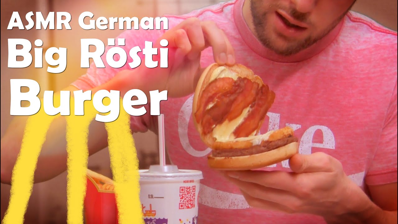 McDonalds Big Rösti 10th anniversary :: eating asmr sounds