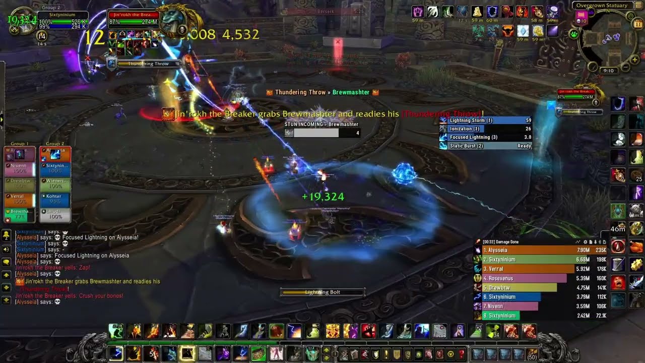 Throne of Thunder - Maladdiction 10m Heroic Jin'rokh kill
