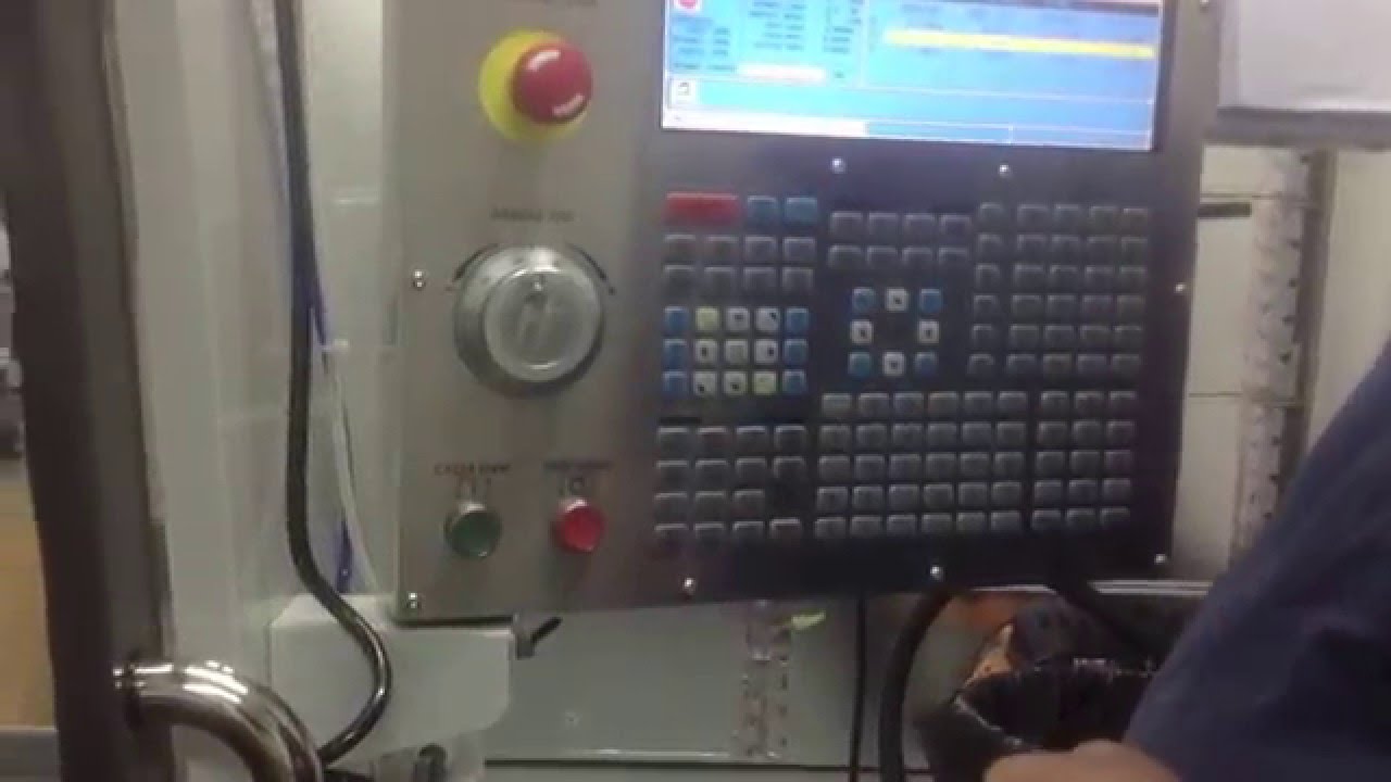 How to set a work offset on a Haas milling machine