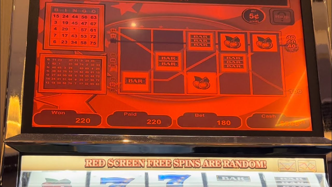 9 liner 🔴VGT slots mashup up to $9 max bet. #vgt #redscreen #oklahoma