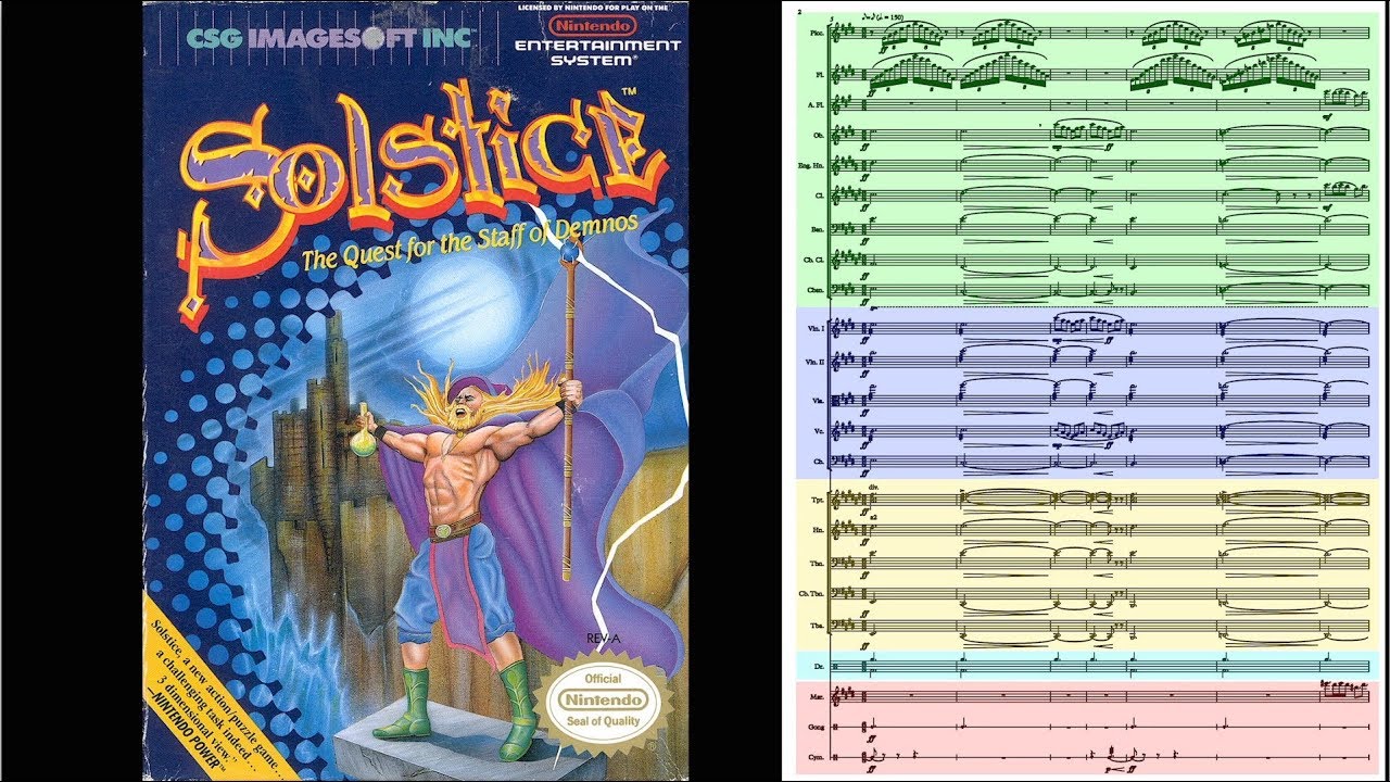 Tim Follin Orchestrated - Solstice (NES) Title Theme