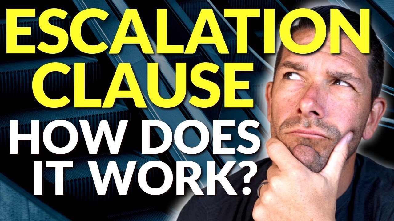 How to use an ESCALATION CLAUSE when Buying a House - What is an escalation clause