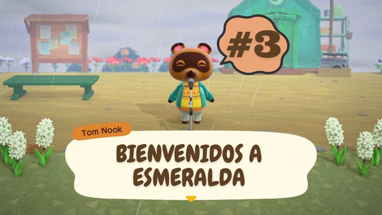 🌳PRIMAVERA EN ESMERALDA💚CONSTRUCCIONES IMPORTANTES🏘️#03 ANIMAL CROSSING NEW HORIZONS