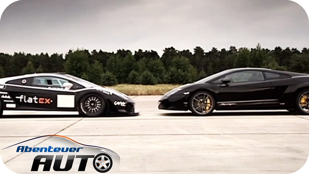 Lamborghini Vergleichstest: Reiter Gallardo GT3 vs. Gallardo Superleggera | Abenteuer Auto Classics
