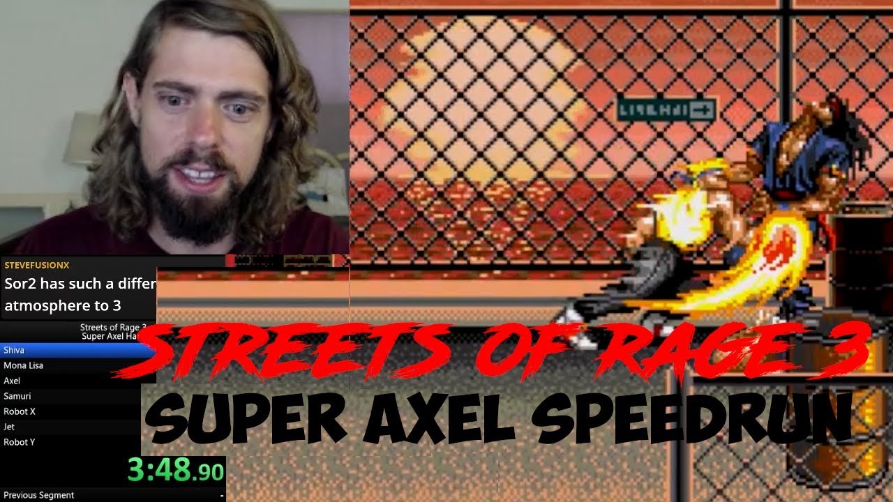 Streets of Rage 3: Super Axel, скоростное прохождение 33:14
