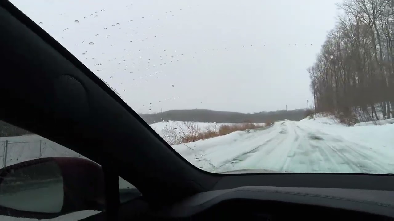 FSD 14 Takes on Snow Covered New England Back Roads