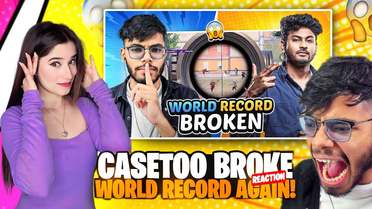 CASETOO BREAKS DYNAMO'S SNIPER WORLD RECORD🤯 | CASETOOP | DYNAMO GAMING | REACTION VIDEO