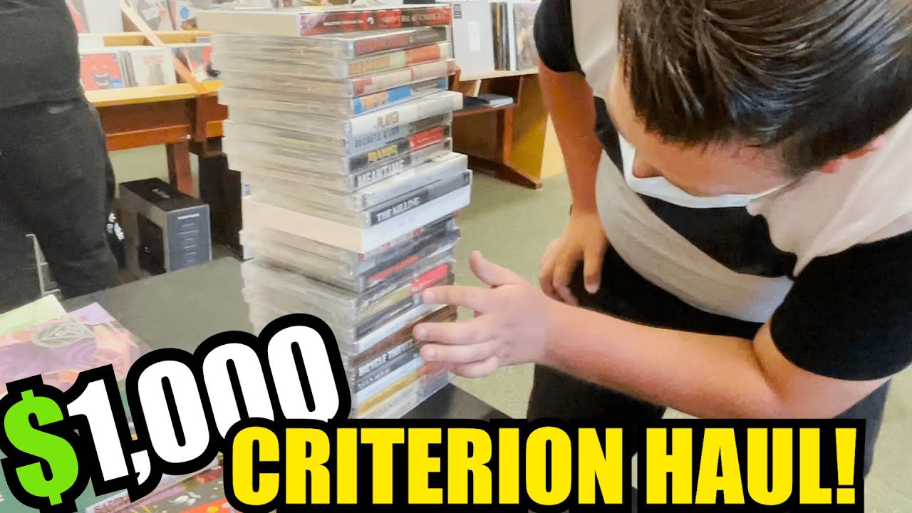 $1000+ CRITERION HAUL! (In-Store Vlog) | 50% off Barnes & Noble SALE