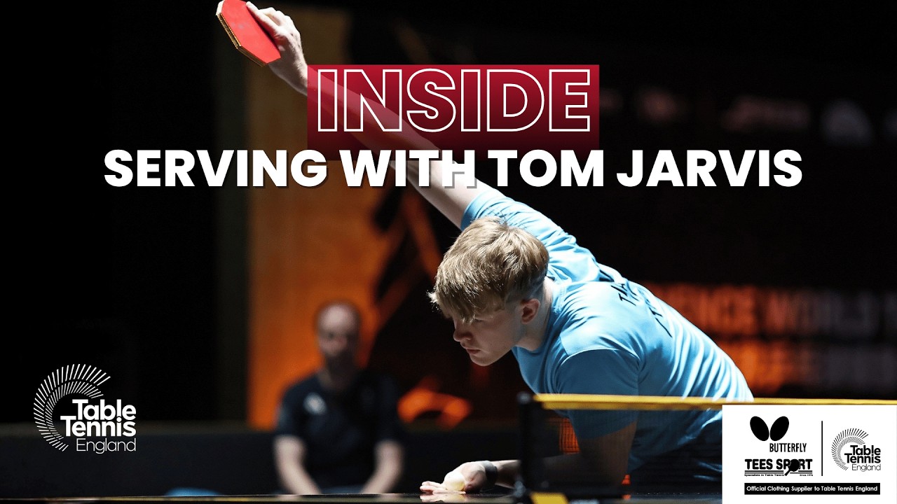 Serving Practice with Tom Jarvis! | Inside Camp | Table Tennis England