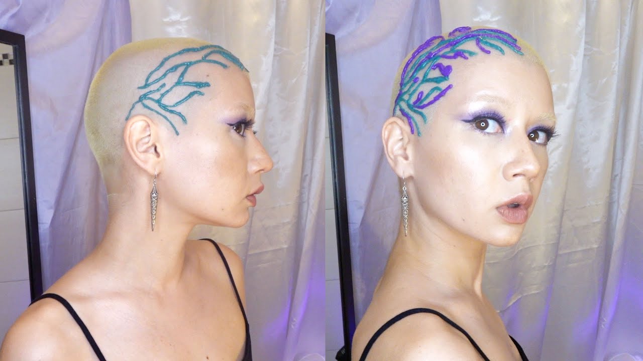 DIY Creative Buzz Cut Pattern/Print || Trying My Own Hair Dye Technique
