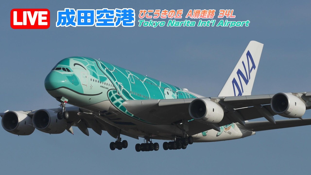 【LIVE】2026/03/08 Tokyo NARITA Int'l Airport Plane Spotting 成田空港ライブカメ