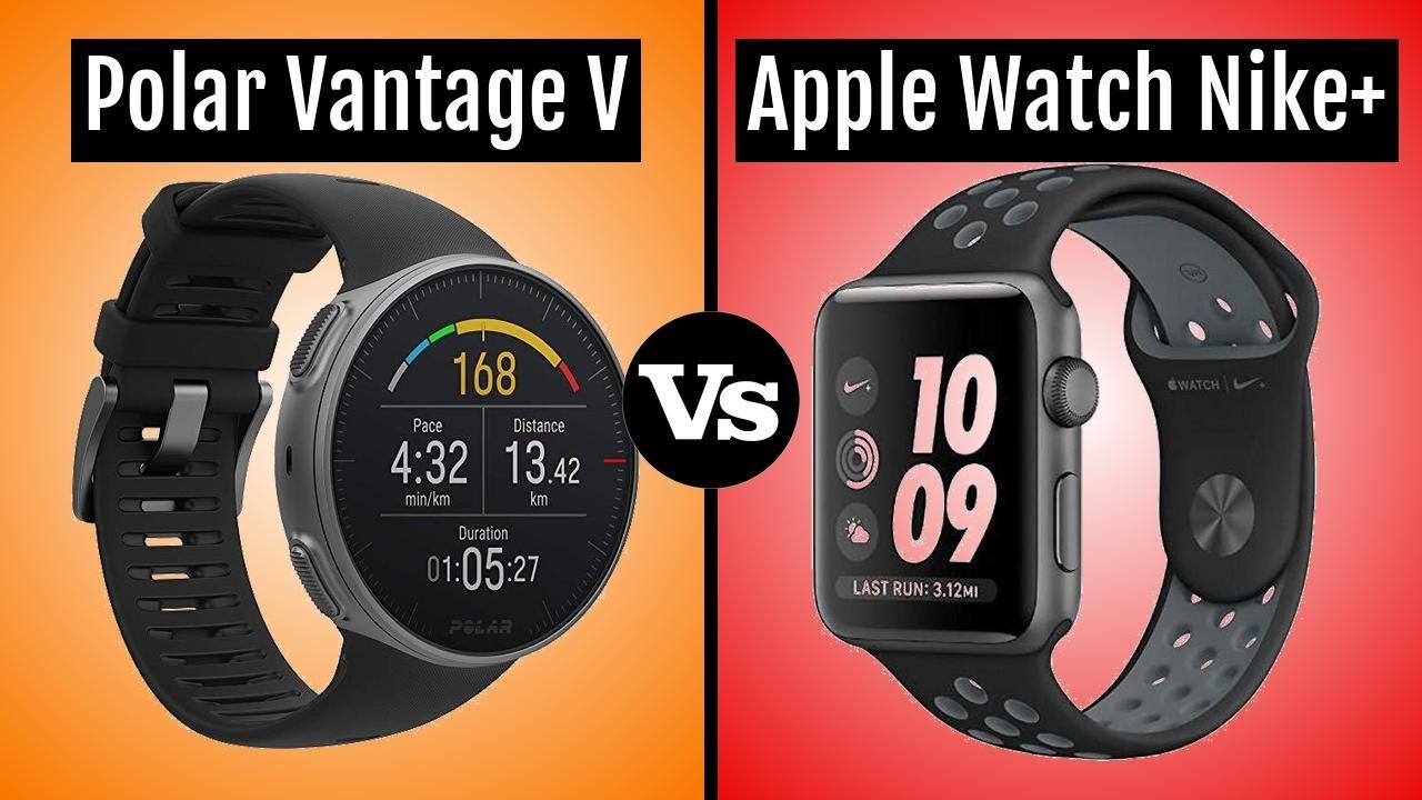 Polar Vantage V vs Apple Watch Nike+
