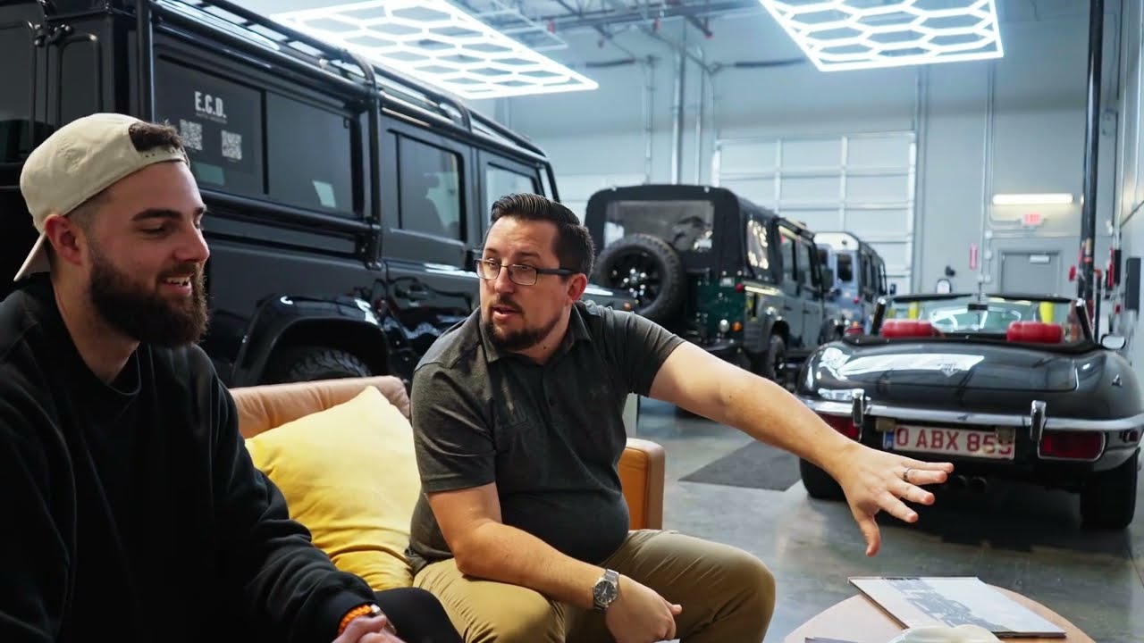 Building My Custom Land Rover Defender! 😱 Full Factory Tour. @ECD Auto Design