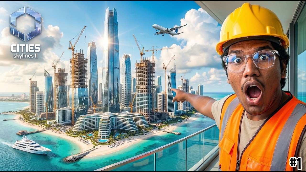 I Built a Mega Coastal City in Cities Skylines 2 (Insane Skyline!)