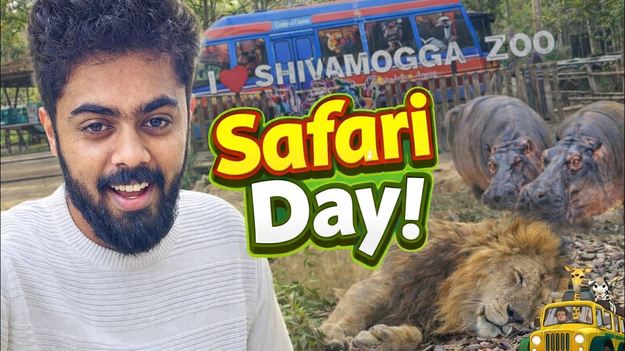 Safari Day at Shivamogga Zoo 🦁🐯 | I ❤️ Shivamogga