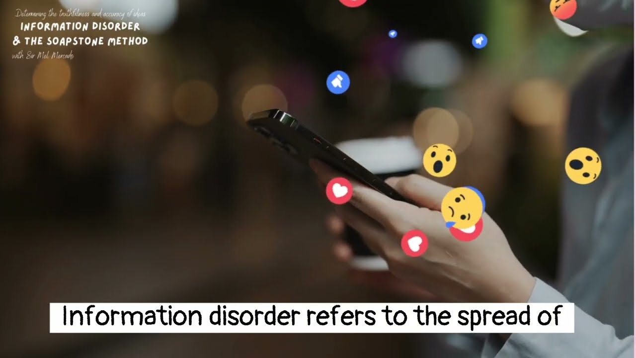 Understanding Information Disorders and the SOAPSTone Method: A Guide to Media Literacy