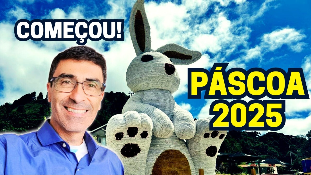 É PÁSCOA EM CAMPOS DO JORDÃO! UM TOUR PELA DECORAÇÃO TEMÁTICA NO PARQUE CAPIVARI