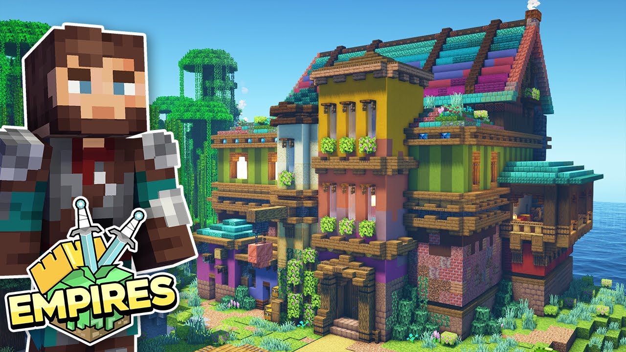 Empires SMP 2: MY FIRST MEGA BUILD!!! [ Minecraft 1.19 Survival ] - Ep.11