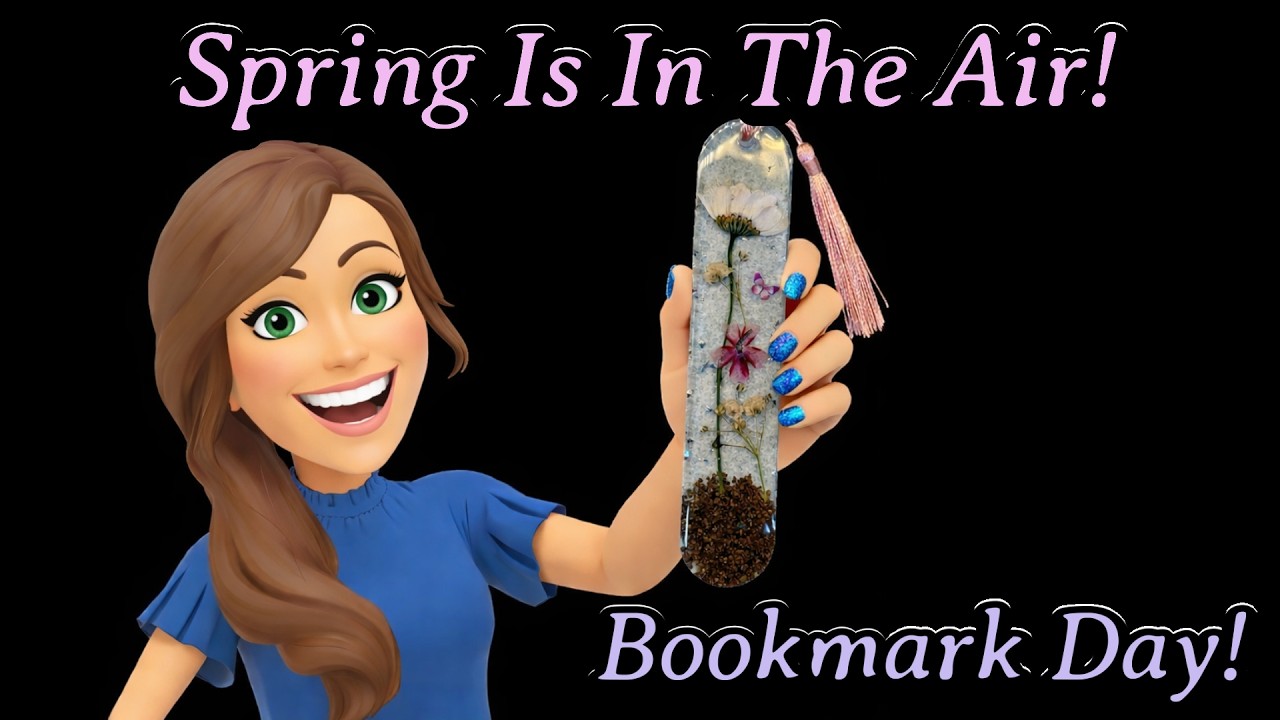 #1109 Floral Resin Bookmarks That Scream SPRING!