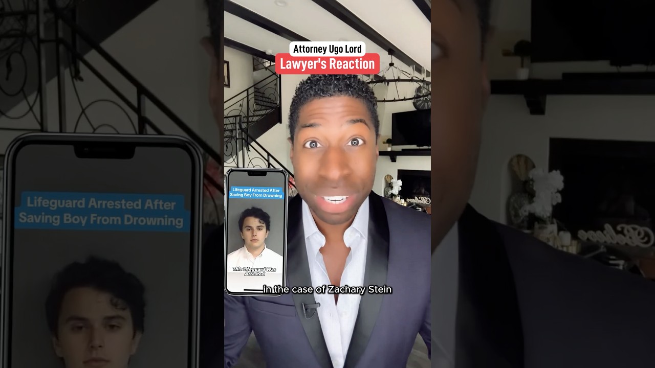 Lifeguard is criminally CHARGED for saving a boy&rsquo;s life.  Attorney Ugo Lord reacts! #shorts