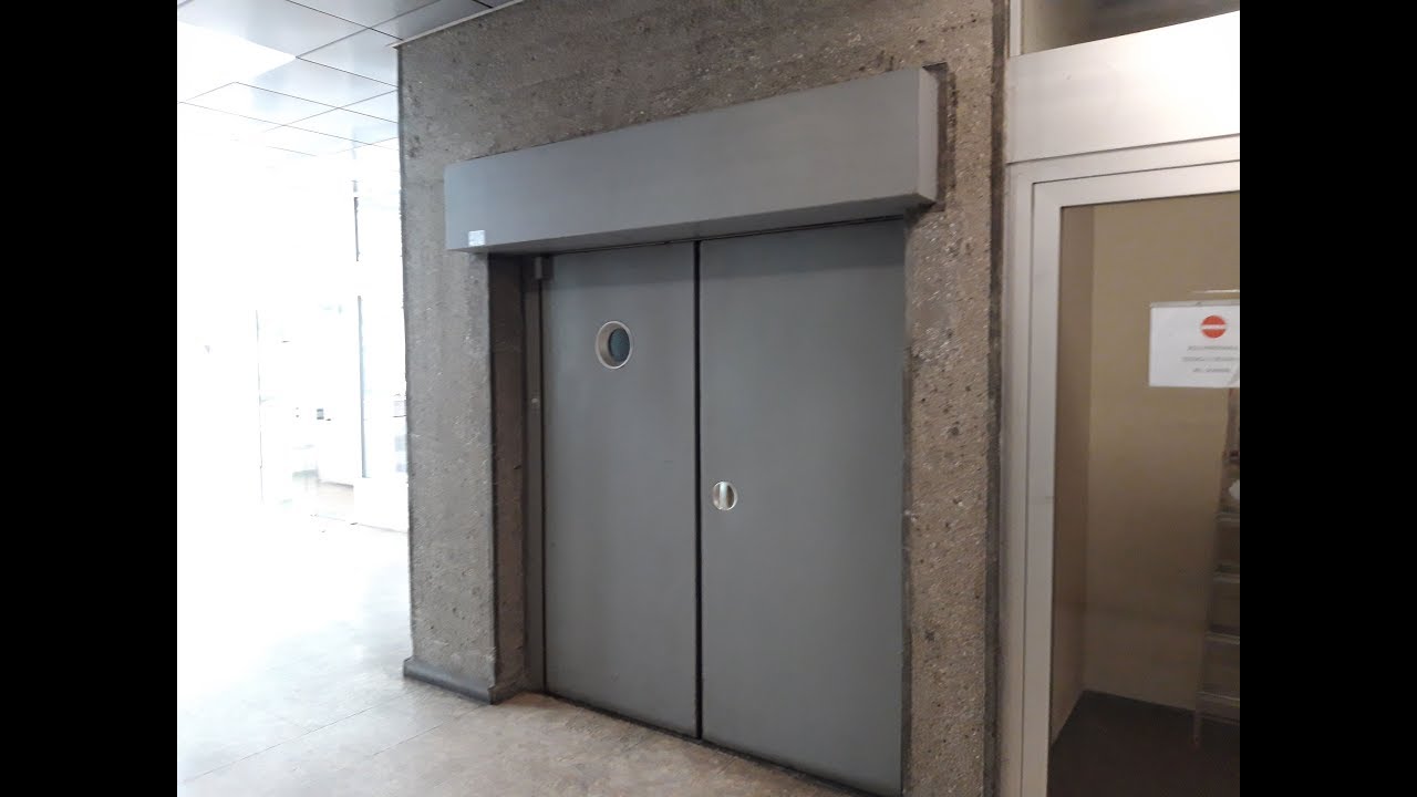 Schindler M-series elevator + Schlieren freight elevators @ Lugano, Switzerland