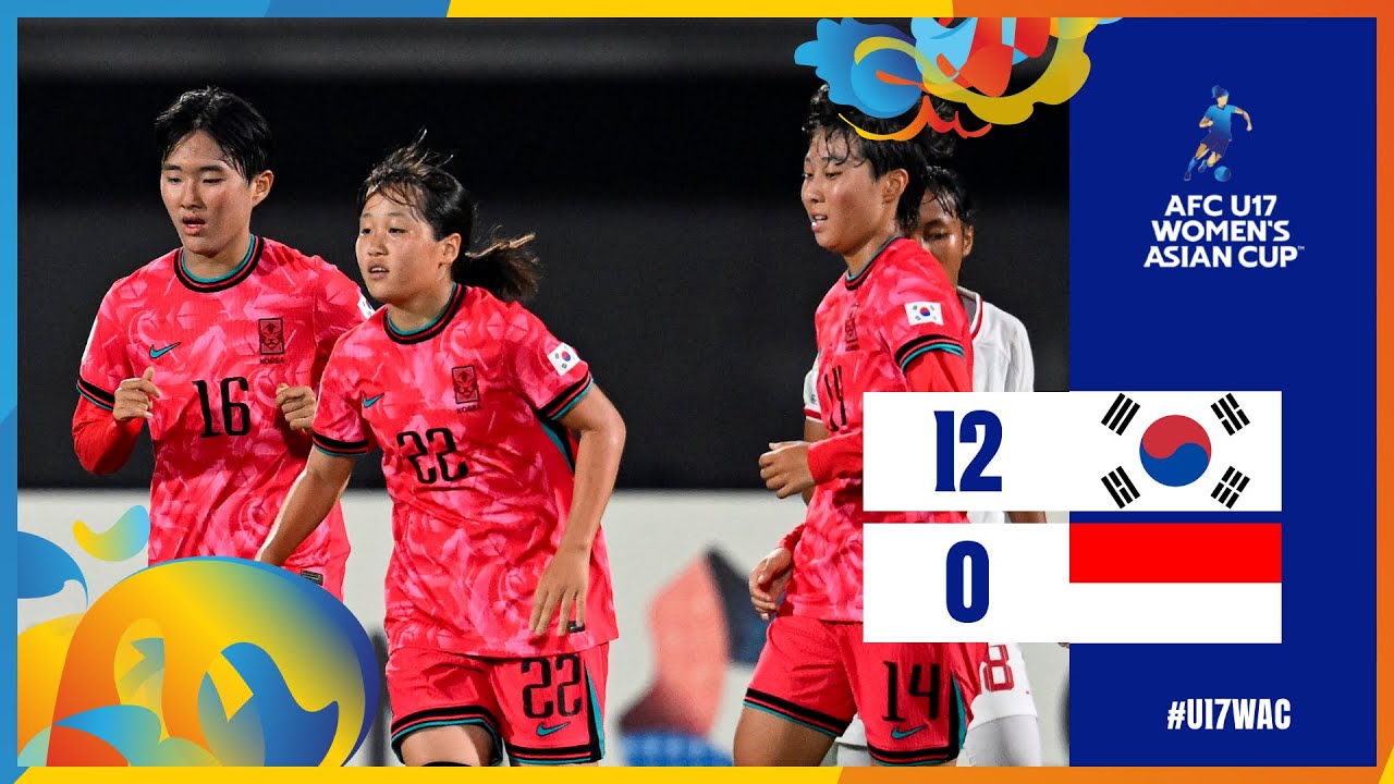 Full Match| AFC U17 Women's Asian Cup Indonesia 2024™ | Group A | Korea Republic vs Indonesia