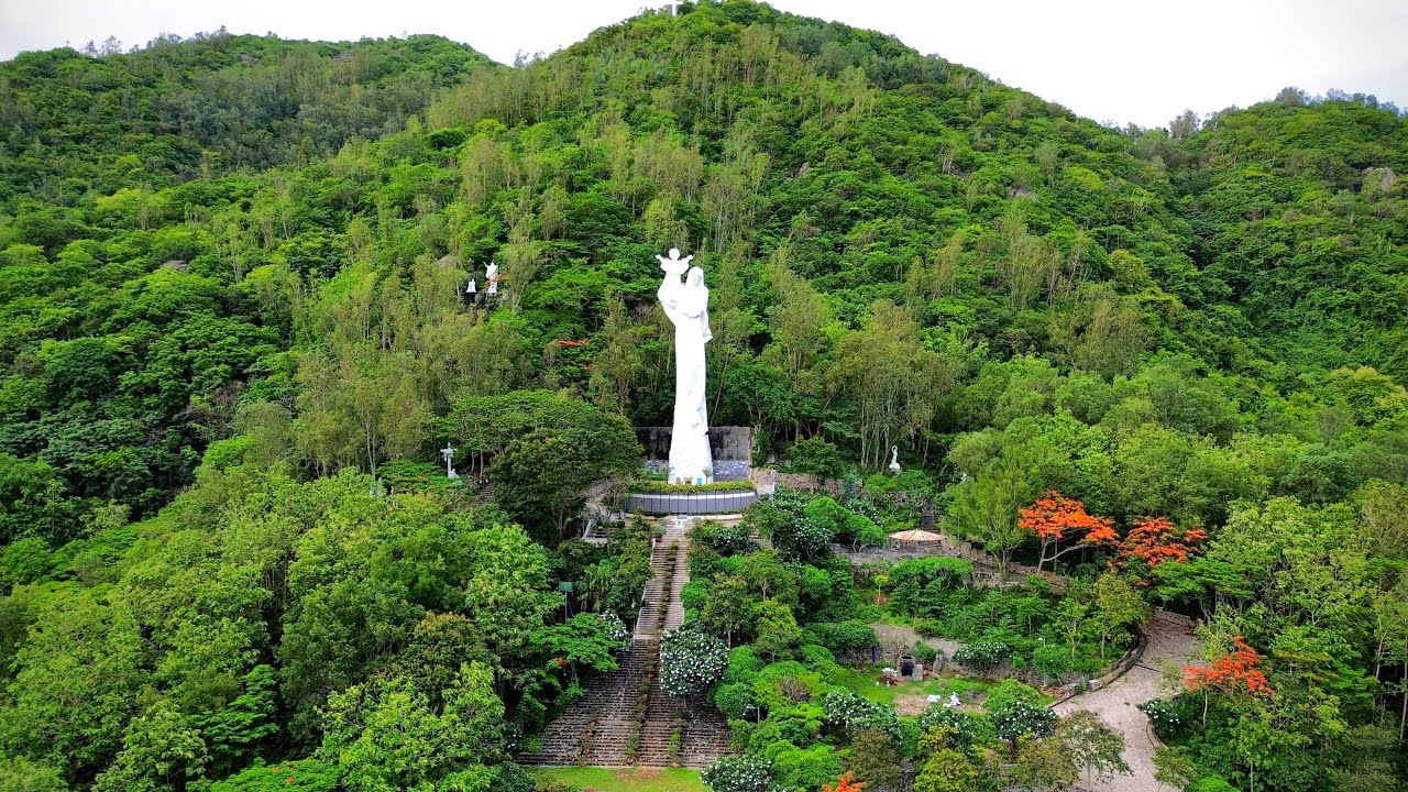 Flycam | Đức Mẹ BÃI DÂU | Huyền thoại đã đổi ngôi: 30 năm là tượng Đức Mẹ CAO NHẤT Việt Nam