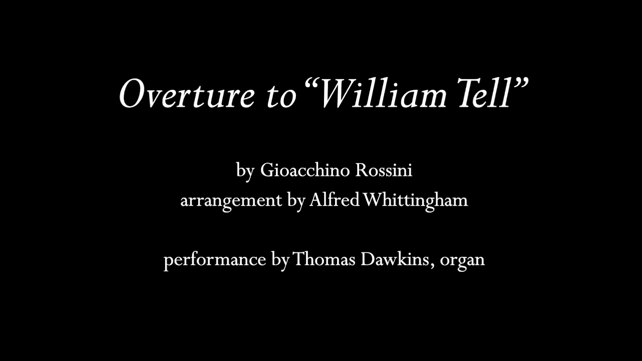 Rossini: Overture to "William Tell" (arr. Whittingham) from Lockdown