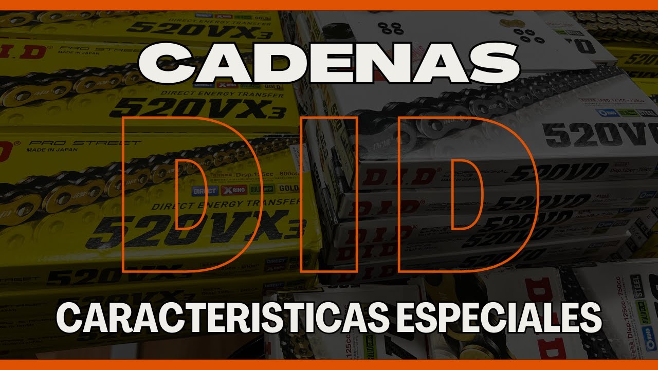 Cadenas DID caracter&iacute;sticas especiales